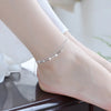 Silver Color Stamp Anklets For Women Foot Leg Chain Link Bracelet Double Layers Beach Accessories Jewelry - Image 62
