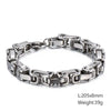 Powerful Versatile King Chain Men's Stainless Steel Rock Bracelet Punk Byzantine Chain Wrist Jewelry Gift - Image 2