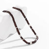 Small Wood Beads Short Choker Necklace for Men Beaded Chain Collar on the Neck Jewelry Accessories Male Gift - Image 5