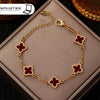 Lennik Classic Lucky Clover Bracelet for Women, Elegant Five Leaf Flower Bracelet, Temperament Four Leaf Flower Jewelry - Image 11