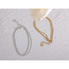 Double-Layer Stainless Steel Chain Bracelet in Gold-Tone or Silver-Tone - Image 4