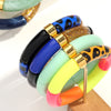Chunky Acrylic Bead Stretch Bracelet in Multicolor Designs - Image 39