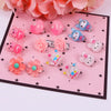 7 Pairs Mix In Box Lovely Children's Baby Girl Clip on Earrings kids Ear Clip no Pierced Party Cute Jewelry Gifts - Image 5