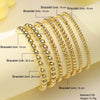 Five-Piece Resin Bead Bracelet Set with Round Charms and Elastic Bands - Image 39