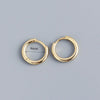 Stainless Steel 1 Pair Minimalist Huggie Hoop Earrings For Women Gold Color Tiny Round Circle 6/8/10mm Punk Unisex Rock Earring - Image 34