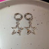 Punk Rock Hollow Thorns Love Heart Pendant Hoop Earrings for Women Men, Lover Cool Rivets Spike Earings Jewelry - Image 9