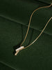 1PCS Simple Personality Geometric Lines Unknown Ring Interlocking Wedding Birthday Party Proposal Gift Collarbone Chain Necklace - Image 3
