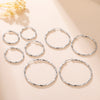 Geometric Hoop Earrings Women 28-54MM Gold Plated Stainless Steel Earrings Jewelry Party Birthday Gift - Image 6
