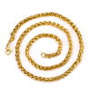 Stainless Steel Cuban Figaro and Wheat Link Necklace in 5 mm or 7 mm Widths - Image 26