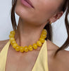 Chunky Resin Bead Necklace in Bright Colors Bohemian Style - Image 4