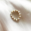 Elegant Freshwater Pearl Ring With Stainless Steel Beads Handmade Wedding Rings For Women Girls - Image 16