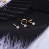 Crystal Nose Stud in L Shape I Shape or Screw 18G and 20G - Image 5