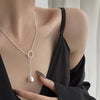 Heart Pendant Choker Necklace with Adjustable Chain - Image 17