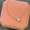 Temperament Geometric Crystal Cubic Zirconia Pendant Necklace for Women Wedding Accessories Versatile Jewelry - Image 4