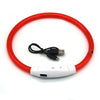USB Rechargeable Fiber Optic Collar Pet Dog LED Light Collar Luminous Anti-Lost Dog Collar USB Rechargeable Dog Necklace Collar - Image 9
