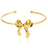 Floral Cuff Bracelet in Stainless Steel with Gold-Tone Finish - Image 36
