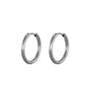 Glossy Stainless Steel Hoop Earrings For Women Men Hip Hop Steapunk Round Oval Heart Black Gold Silver Color Huggie Jewelry Gift - Image 8