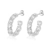 Crmya Hiphop Cuff Earring for Women Yellow Gold Color Zircon Clip Hoop Earrings Women Jewelry Accessories - Image 11