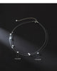 Modian Sparkling Cubic Zirconia Choker Necklace 925 Sterling Silver Stars Necklaces For Women Party Fine Jewelry Gifts