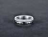 Titanium Steel and Ceramic Ring with Cubic Zirconia in US Sizes 6 to 9 - Image 24