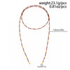 Shixin Vintage Seed Beads Chain Long Choker Necklace Women Stackable Adjustable Sweater Chain Jewelry Accessories - Image 7