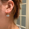 Fresh elegant simple earring Drape oval diamond pendant earrings for women suitable for daily jewelry gifts - Image 2