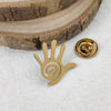 Gold Plated Palm Brooch for Unisex Stainless Steel Butterfly Buckle Brooch Wedding Banquet Groomsman and Groom Gift - Image 6