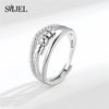 Metal Balls Fidget Rings Adjustable for Women Stress Relieve Finger Jewelry Rotatable Beads Ring Accessories - Image 14