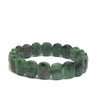 Multi-Faceted 10 x 14 mm Beaded Bracelet in Mixed Stone Colors - Image 17
