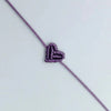 Braided Heart Rope Bracelet Adjustable in Many Colors - Image 32