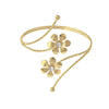 Ftcy Upper Arm Bracelet for Women Butterfly Flower Cuff Bangle Bracelet Gold Color Boho Jewelry - Image 6