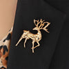 1pc Christmas Reindeer Brooch Chest Flower Brooch Small Fragrant Cartoon Clothing Accessories Gift Accessories - Image 6
