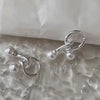 Line Knotted Pearl Stud Earrings For Women Girls Creative Design Simple Vintage Elegant Anniversary Jewelry Gift - Image 7