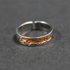 Retro Carved Crack Gold Painting Ring For Men Women Silver Color Punk Gothic Open Ring Unisex Accessories Jewelry Gift - Image 3