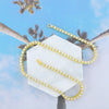 Full Rhinestone 4mm Wide Tennis Link Chain 8/18/20/24 Length Necklace Shiny Jewelry Men Women Hip Hop Gift - Image 4