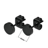 3MM-10MM Punk Small Black Round Stainless Steel Men's Stud Earrings For Women Minimalist Piercings Ear Jewellery Y2k Accessories - Image 14