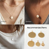 Minimalist Geometric Round Pendant Homemade Bracelet and Necklace Making Accessories - Image 3
