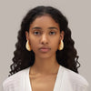 Exaggerated Metal Glossy Waterdrop Dangle Earrings for Women Lightweight Hollow Thick Teardrop Chunky Hoops Jewelry - Image 2