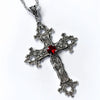 Y2K Punk Crystal Big Cross Pendant Necklaces for Women Men Gothic Irregular Cross Clavicle Chain Necklaces Aesthetic Jewelry - Image 5