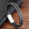 Leather Bracelet Infinity Shape Special Pattern Men's Bracelet for Men Stainless Steel Jewelry Accessories Gift - Image 8