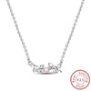 Necklace Silver Butterfly Love Heart Bear Classic Simple Adjustable Necklace For Women Girl Jewelry Gifts - Image 32
