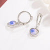 Moonstone Pearl Pendant Hoop Earrings For Women Jewelry Niche Girls Gifts Party Earring - Image 5