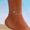 Colorful Starfish Pendant Rice Beads Beaded Anklet for Women Summer Multi-layer Bracelet Anklet Bohemian Leg Jewelry - Image 9