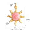 Shining Moon Star Sun Tellurion Celestial Compass Charm Pendant Gold Colour, Jewelry Necklace Bracelet Making Supply - Image 34