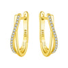 Silver Multi-layer Ear Ring Jewelry Versatile Hoop Earrings For Women Jewelry Birthday Party Gift - Image 34