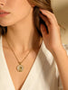 Gold Plated Virgin Mary Necklace Religious Jewelry Women Elegant Shell Virgin Mary Pendant - Image 3