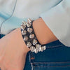 Punk Spike Stud Leather Bracelet Hip Hop Rock Wide Cuff Bangle Steampunk Hand Jewelry Classic Rivet Wristband Hand Jewelry - Image 2