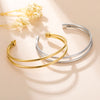 Boho Arm Bracelet for Women Stainless Steel Gold Color Minimalist Open Bangle Jewelry Birthday Gift - Image 5
