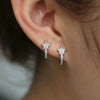 Star Hoop Earrings with Dazzling CZ Simple Stylish Ear Accessories for Women Silver Color Jewelry - Image 11