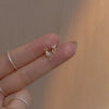 Mini Crystal Butterfly and Flower Stud Earrings in Multiple Designs - Image 28